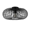 Sale Trio Reality Industrial Deckenlampe Metall Schwarz E27 Ø40 cm rund