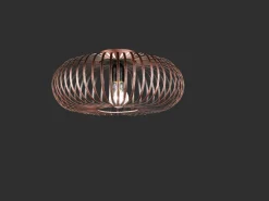 Online Trio Reality Industrial Deckenleuchte Metall Kupfer Antik E27 Ø40 cm