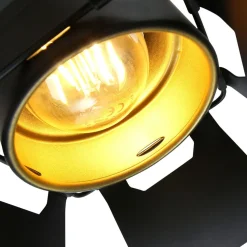 Best Steinhauer Industrial Deckenspot flexibel L:58 cm in Schwarz Gold