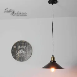 Easylight Industrial Hängeleuchte DOVER Ø30cm Schwarz Kupfer* Hängelampen|Vintage Lampen