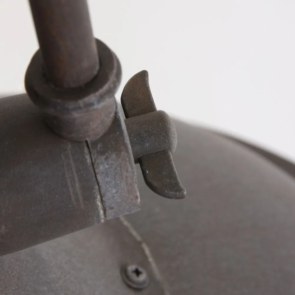 Steinhauer Industrial Pendelleuchte Metall Glas Braun Ø40 cm E27* Hängelampen|Bürolampen