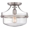 Sale Elstead Industrie Deckenleuchte ALONSO Nickel Ø33cm Lampe