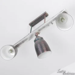 Luminex Industrie Deckenleuchte Holz Metall schwenkbar ALEJO* Wohnzimmerlampen|Holzlampen