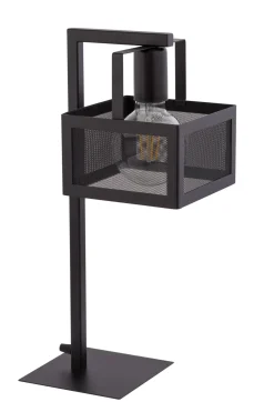 Sigma Industrie Tischleuchte Schwarz Leselicht E27 H:45 cm* Tischlampen|Schlafzimmer Lampen