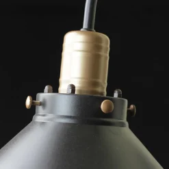 Nowodvorski Industrie Wandlampe Schwarz Kupfer E27 T:40cm LOFT