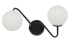 Sigma Innen Wandlampe Metall Glas Kugel G9 B:38 cm gemütlich* Wandleuchten|Küchenlampen