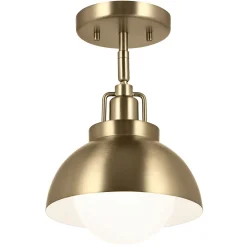 Clearance Elstead Innenleuchte 3-in-1 Wand Decke Hänge Metall Glas in Bronze