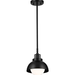 Elstead Innenleuchte 3-in-1 Wand Decke Hänge Schwarz Metall Glas* Metall Lampen|Lampenschirme