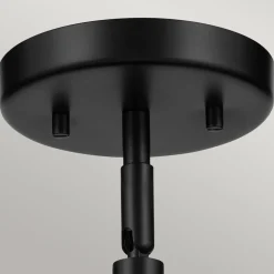 Elstead Innenleuchte 3-in-1 Wand Decke Hänge Schwarz Metall Glas* Metall Lampen|Lampenschirme