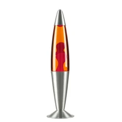 Clearance Easylight JENNY Lavalampe Orange Wachs Rot 42cm hoch Retro