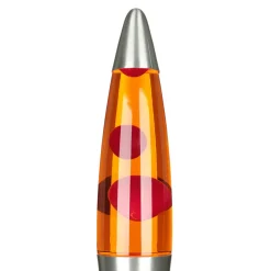 Clearance Easylight JENNY Lavalampe Orange Wachs Rot 42cm hoch Retro