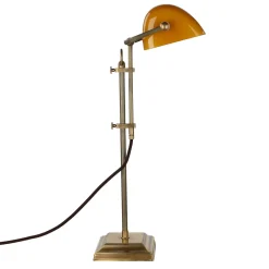 Berliner Messingleuchten Jugendstil Bankerleuchte Bankerlampe* Schreibtischlampen|Metall Lampen