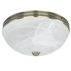 Easylight Jugendstil Deckenlampe Glas 2xE27 Ø31cm ORCHIDEA* Deckenleuchten|Flurlampen