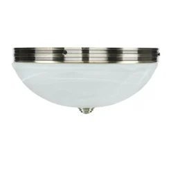 Easylight Jugendstil Deckenlampe Glas 2xE27 Ø31cm ORCHIDEA* Deckenleuchten|Flurlampen