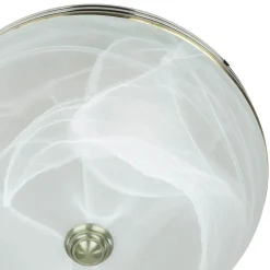 Easylight Jugendstil Deckenlampe Glas 2xE27 Ø31cm ORCHIDEA* Deckenleuchten|Flurlampen