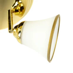 Easylight Jugendstil Deckenlampe in Gold Flur Bad* Glaslampen|Jugendstil Lampen