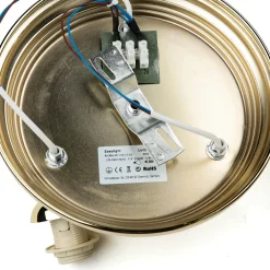 Easylight Jugendstil Deckenlampe in Gold Flur Bad* Glaslampen|Jugendstil Lampen