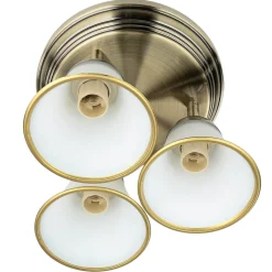 Easylight Jugendstil Deckenlampe 3xE14 Ø40cm drehbar GRANDO* Glaslampen|Jugendstil Lampen