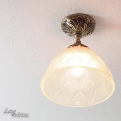 Online Giovanni Battista Jugendstil Deckenleuchte Deckenlampe Beige