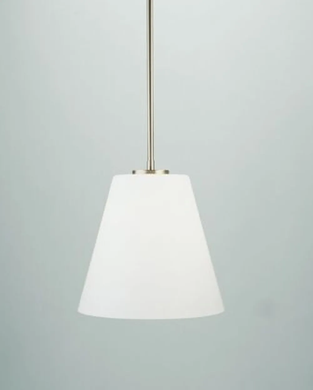 Sale Berliner Messingleuchten Jugendstil Hängelampe Messing Glas in Nickel E27 Ø24 cm