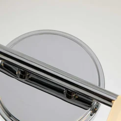 Discount Elstead Jugendstil Lampe Bad LED G9 B: 35,7 cm Chrom Weiß IP44