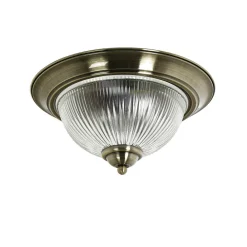 Easylight Jugendstil Leuchte für die Decke 2xE14 messing-farben* Wohnzimmerlampen|Glaslampen