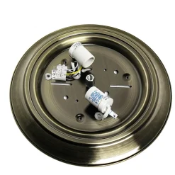 Easylight Jugendstil Leuchte für die Decke 2xE14 messing-farben* Wohnzimmerlampen|Glaslampen