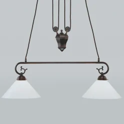 Outlet Berliner Messingleuchten Jugendstil Pendelleuchte E27 Antik