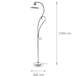 Easylight Jugendstil Stehlampe Elisett