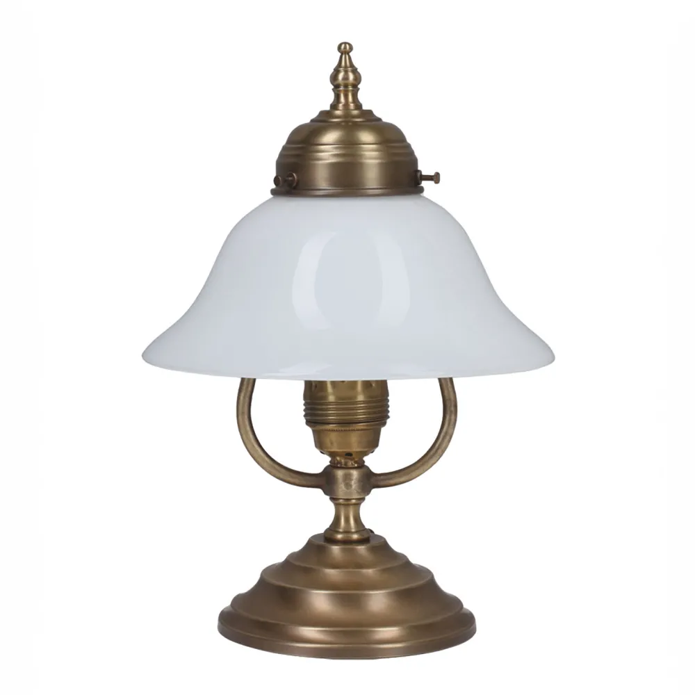 Outlet Berliner Messingleuchten Jugendstil Tischleuchte Berliner Messing V20