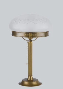 New Berliner Messingleuchten Jugendstil Tischleuchte Messing Z17 Zugschnur