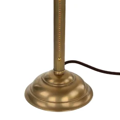 Hot Berliner Messingleuchten Jugendstil Tischleuchte V4 Echtmessing Zug