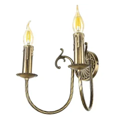 Clearance Giovanni Battista Jugendstil Wandlampe Bronze Hell