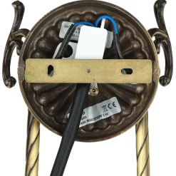 Clearance Giovanni Battista Jugendstil Wandlampe Bronze Hell