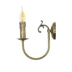 Best Giovanni Battista Jugendstil Wandleuchter E14 Petalo