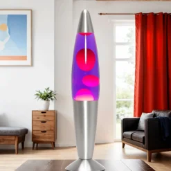 Easylight Jugendzimmer Lavalampe Lila Rot TIMMY Partylicht* Retro Lampen|Lavalampen