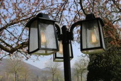 Online Eco-Light Kandelaber Aluminium Glas E27 IP44 195 cm Vintage