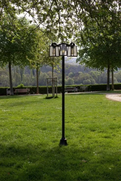 Online Eco-Light Kandelaber Aluminium Glas E27 IP44 195 cm Vintage