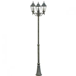 Harms Import Kandelaber MIGDAL in Bronze 220cm Rustikal Weg Garten* Rustikale Lampen|Metall Lampen