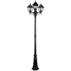 Elstead Kandelaber Schwarz 227cm hoch Rustikal LEADWORTH* Vintage Lampen|Wegeleuchten