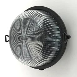 Online Andromeda Kellerlampe Messing Glas D: 17,5 cm rund IP64 E27 LYROS