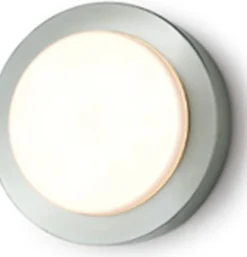 New Easylight Kellerleuchte LED Edelstahl IP44 Weiß rund 350 lm