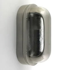 Best Andromeda Kellerleuchte Messing Glas 23 cm hoch IP64 Nickel matt