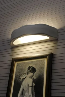 Sollux Keramik Wandleuchte Weiß bemalbar Up Down* Wandleuchten|Flurlampen