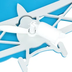 Nowodvorski Kinderleuchte PLANE in Blau 3-flmg*Kinder Kinderzimmerlampen|Kinderlampen