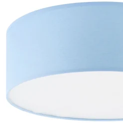 TK Lighting Kinderzimmerlampe Decke Blau Ø 38 cm rund flach*Kinder Kinderzimmerlampen|Kinderlampen