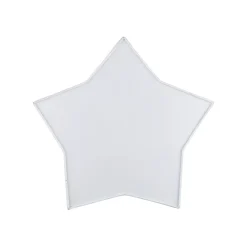 TK Lighting Kinderzimmerlampe Weiß Stern L: 45 cm Stoff Weiß 2x E27 Decke*Kinder Deckenleuchten|Kinderzimmerlampen