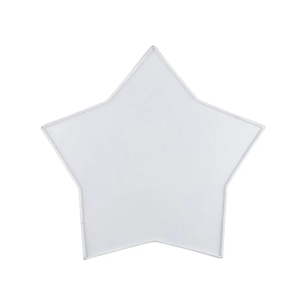 TK Lighting Kinderzimmerlampe Weiß Stern L: 45 cm Stoff Weiß 2x E27 Decke*Kinder Deckenleuchten|Kinderzimmerlampen