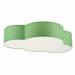 TK Lighting Kinderzimmerleuchte Decke Wolke blendarm 4x E27 Grün*Kinder Kinderzimmerlampen|Kinderlampen