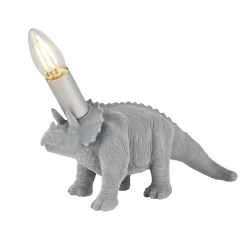Online Searchlight Kinderzimmerleuchte Tisch H: 17 cm Grau E14 Dinosaurier